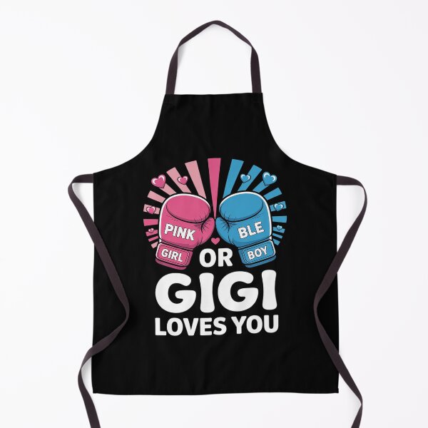 Item preview, Pink Or Blue Gigi Loves You Boxing Gender Reveal Party1 designed and sold by BeetleMalon.