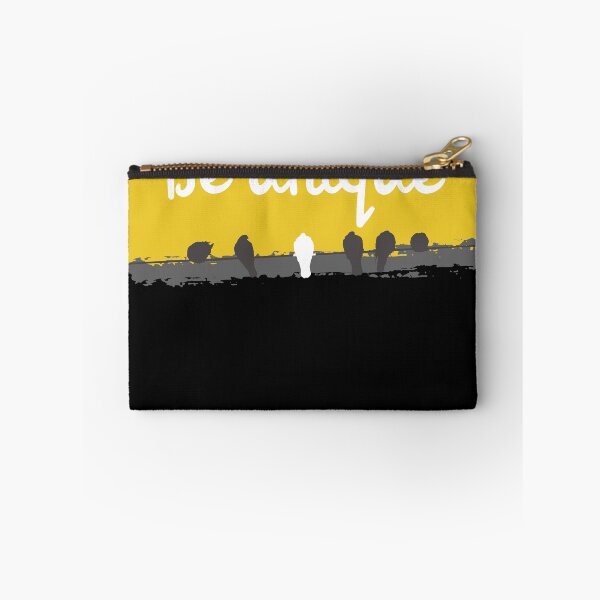 Item preview, Be Unique – Minimalist Birds on a Wire Inspirational Quote Design designed and sold by RokaWorld.