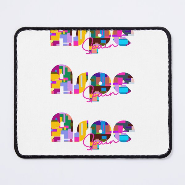 Item preview, Aspe, Spain, Vibrant Abstract City Typography Art designed and sold by Wanderful-roads.