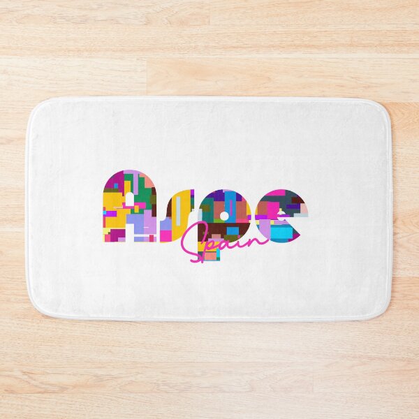 Item preview, Aspe, Spain, Vibrant Abstract City Typography Art designed and sold by Wanderful-roads.