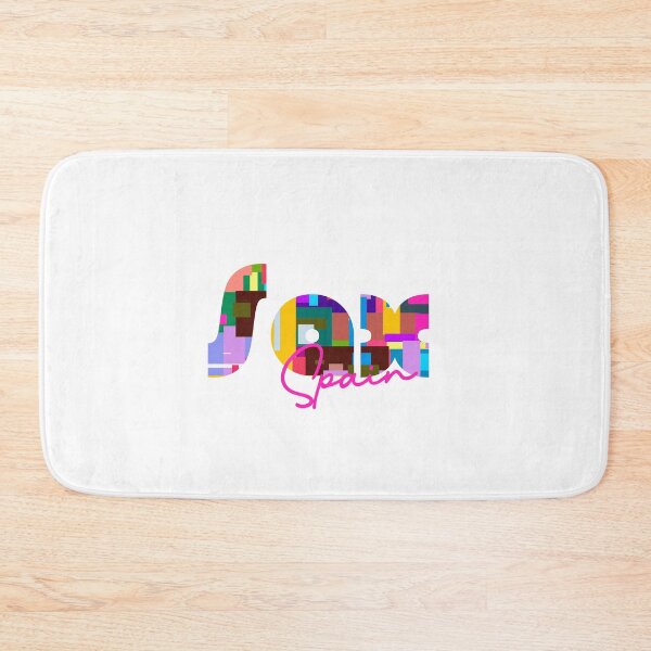Item preview, Sax, Spain, Vibrant Abstract City Typography Art designed and sold by Wanderful-roads.