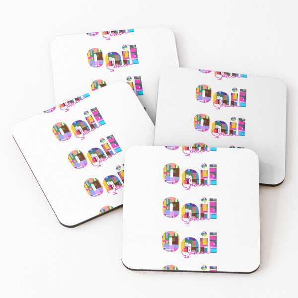 Item preview, Onil, Spain, Vibrant Abstract City Typography Art designed and sold by Wanderful-roads.
