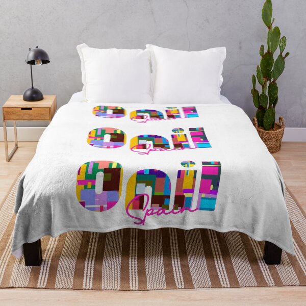 Item preview, Onil, Spain, Vibrant Abstract City Typography Art designed and sold by Wanderful-roads.