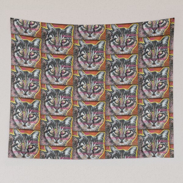 Item preview, Urban Cat Street Art Graffiti designed and sold by Tee-Shirt-Topia.