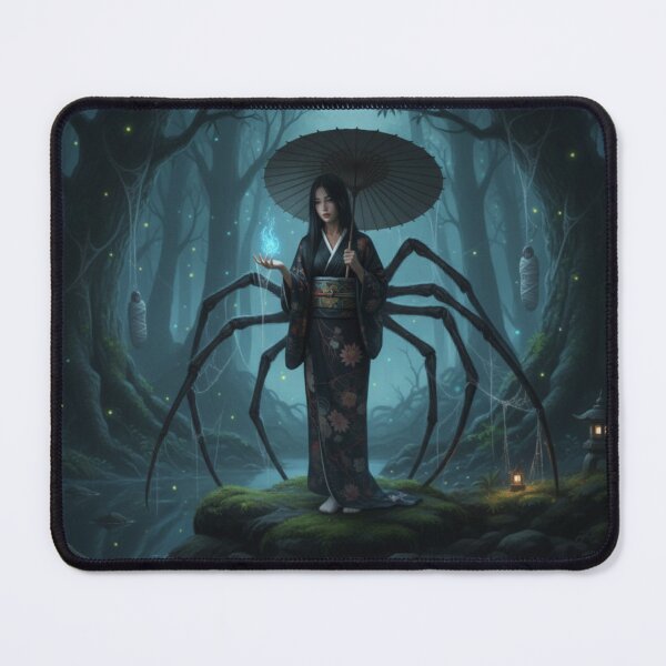 Item preview, Jorōgumo II — The Lantern of the Deep Forest | Japanese Mythical Art / 女郎蜘蛛2 ― 深き森にともる灯 designed and sold by Mori-no-Akari.