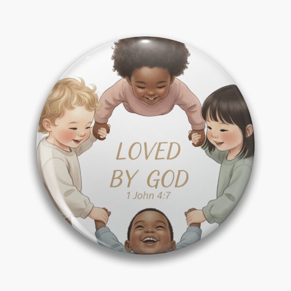 Item preview,  Loved By God Soft Minimalist Sticker designed and sold by vineartstudio.