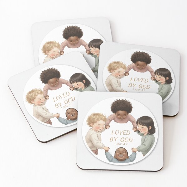 Item preview,  Loved By God Soft Minimalist Sticker designed and sold by vineartstudio.