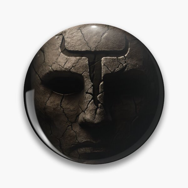 Item preview, The War Mask – Unbreakable Spirit Stone Design designed and sold by TES TOSTE RON.