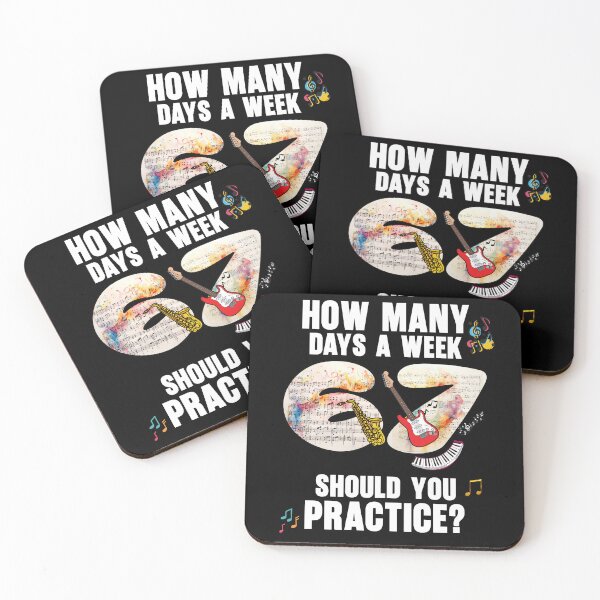 Item preview, How Many Days A Week Should You Practice, 6-7, Six Seven Meme designed and sold by Doodle-Bloom.