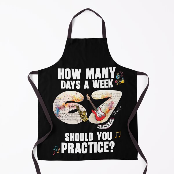 Item preview, How Many Days A Week Should You Practice, 6-7, Six Seven Meme designed and sold by Doodle-Bloom.