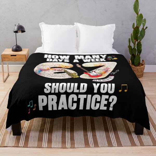 Item preview, How Many Days A Week Should You Practice, 6-7, Six Seven Meme designed and sold by Doodle-Bloom.