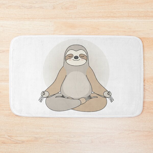 Item preview, Zen Sloth – Minimal Calm Meditation Animal Aesthetic Design designed and sold by JustCrafted.