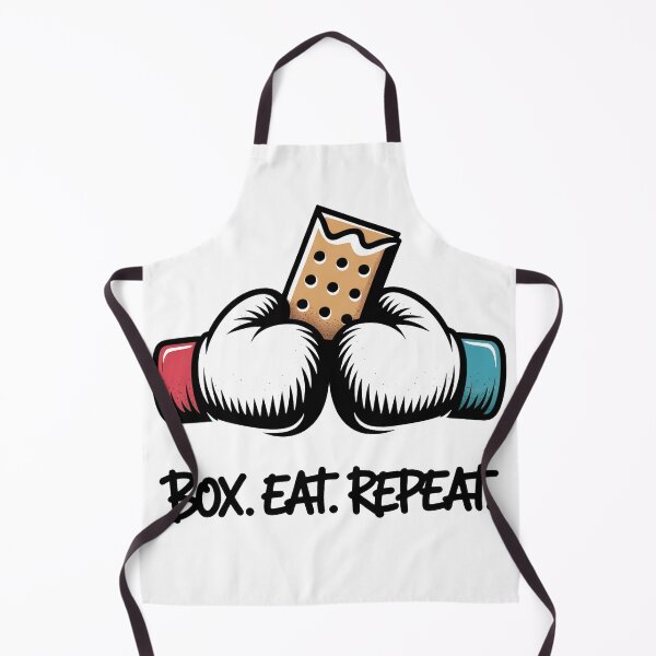 Item preview, Box. Eat. Repeat. – Minimalist Boxing Gloves Street Art Design designed and sold by WSPrintCrafter.