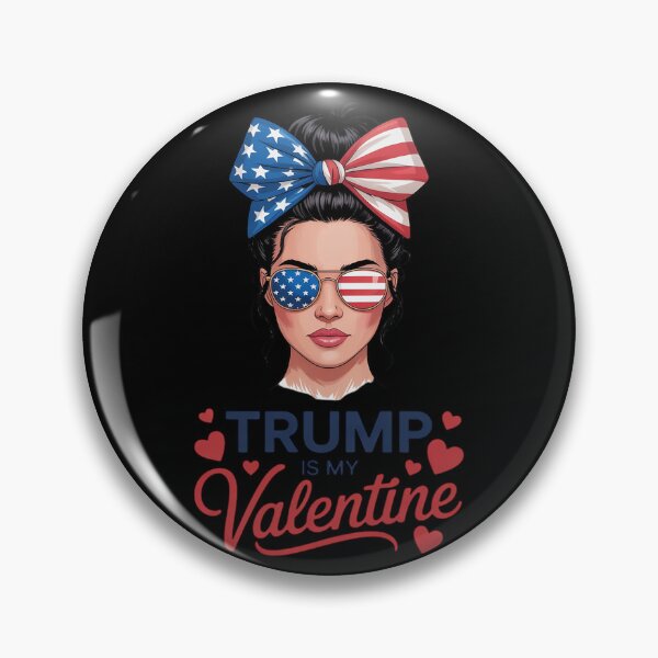 Item preview, Womens Inauguration Day 2025 Trump Girl Messy Bun  designed and sold by RuthGAArt.