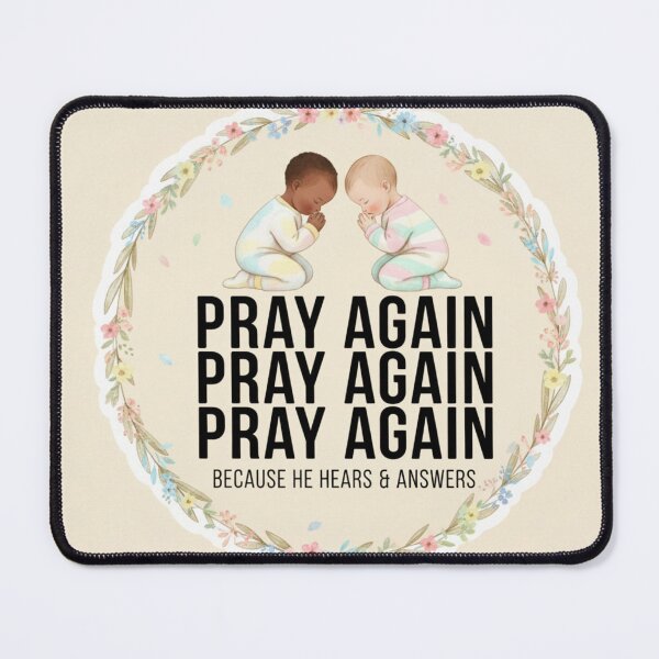 Item preview, Pray Again Motivational Faith Sticker designed and sold by vineartstudio.