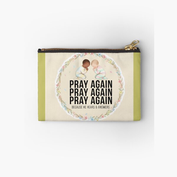 Item preview, Pray Again Motivational Faith Sticker designed and sold by vineartstudio.