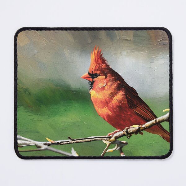 Item preview, Red Cardinal in Spring designed and sold by tomorrowsart.