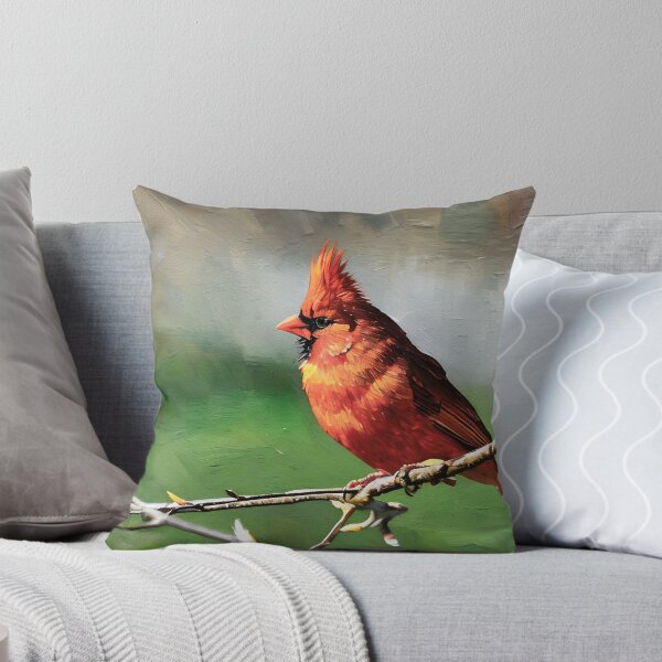 Item preview, Red Cardinal in Spring designed and sold by tomorrowsart.