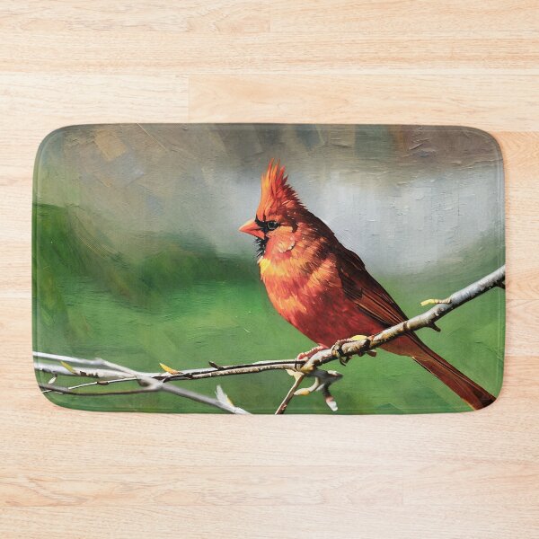 Item preview, Red Cardinal in Spring designed and sold by tomorrowsart.