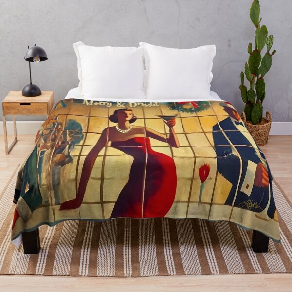Item preview, Mid Century Christmas Eve Last Call designed and sold by Lee Hiller Designs.