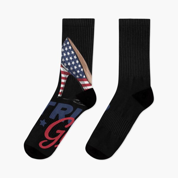 Item preview, Womens Trump Girl Stilettos High Heel American Flag Trump  designed and sold by RuthGAArt.