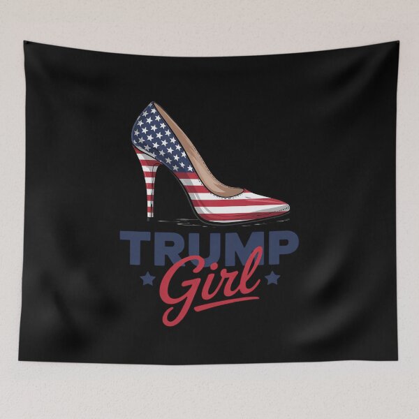 Item preview, Womens Trump Girl Stilettos High Heel American Flag Trump  designed and sold by RuthGAArt.