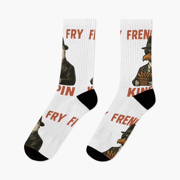 Item preview, The “French Fry Kingpin” presents an ice-cold seagull in a mafia suit with a box of fries – the perfect motif for humor fans, meme lovers and all those who celebrate extraordinary cartoon art. designed and sold by Ey-Gi.