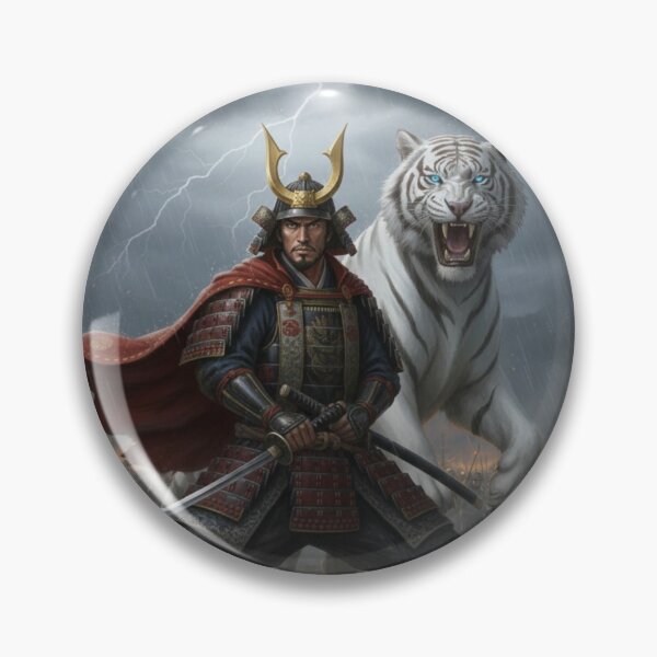 Item preview, Takeda Shingen — The Storm Tiger of Kai | Japanese Warlord Art / 武田信玄 ― 風林火山をまといし嵐虎 designed and sold by Mori-no-Akari.