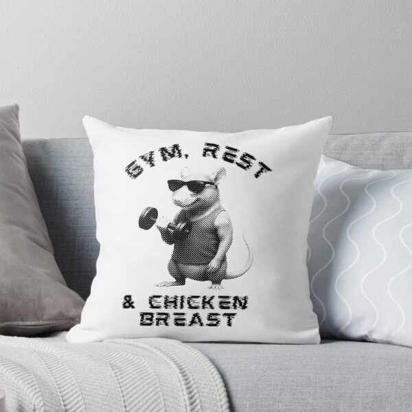 Item preview, Gym Rest And Chicken Breast Funny Gym Rat designed and sold by TrueArtsStore.