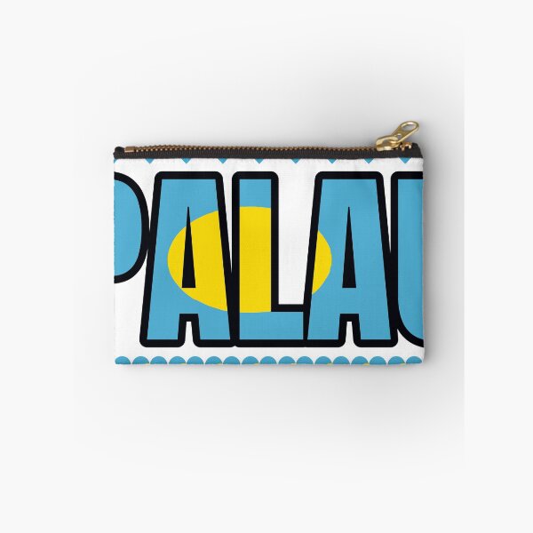 Item preview, Palau Flag Letters And Hearts designed and sold by TheIconSmith.
