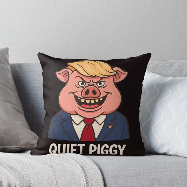 Item preview, Quiet Piggy Parody Scene With Bold Humorous Energy designed and sold by ImeldaSparks.