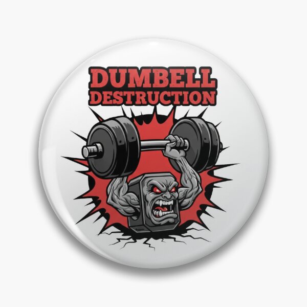 Item preview, Dumbbell Destruction – Weight Monster Lifting Heavy Dumbbells designed and sold by ReptiWorks.