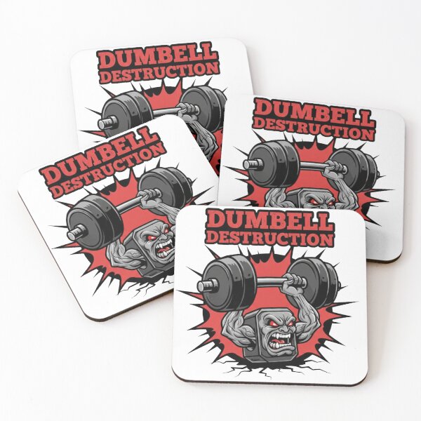 Item preview, Dumbbell Destruction – Weight Monster Lifting Heavy Dumbbells designed and sold by ReptiWorks.