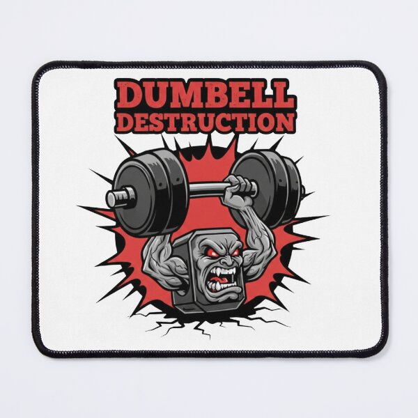 Item preview, Dumbbell Destruction – Weight Monster Lifting Heavy Dumbbells designed and sold by ReptiWorks.
