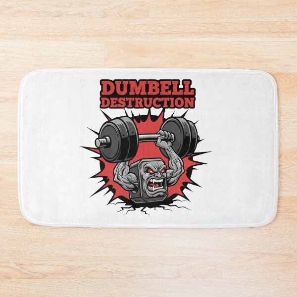Item preview, Dumbbell Destruction – Weight Monster Lifting Heavy Dumbbells designed and sold by ReptiWorks.
