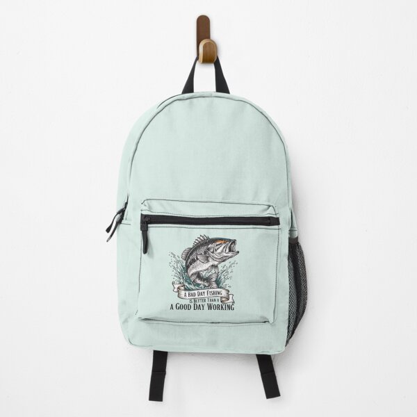 Item preview, Bad Day Fishing Better Than Good Day Working - Bass Quote designed and sold by AwesomeBeyondLimits.