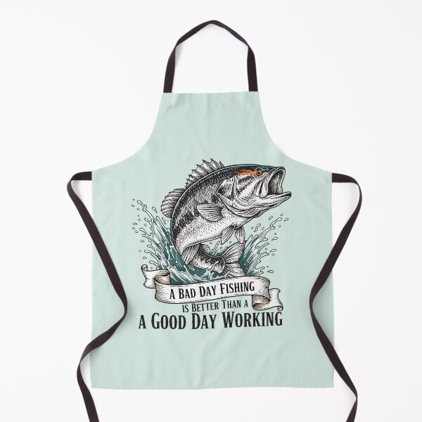 Item preview, Bad Day Fishing Better Than Good Day Working - Bass Quote designed and sold by AwesomeBeyondLimits.