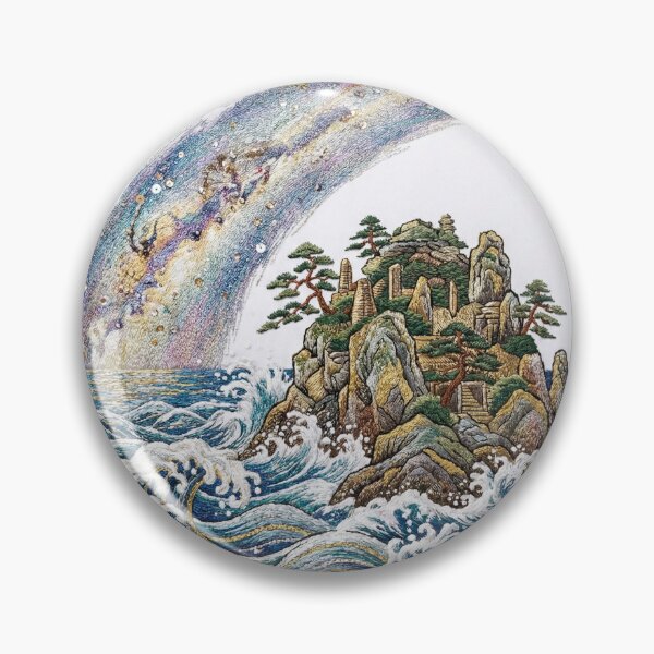 Item preview, Milky Way over the Rough Sea – Inspired by Bashō’s Haiku designed and sold by daromi.