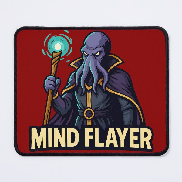 Item preview, Mind Flayer – Tentacled Illithid Fantasy Art designed and sold by Dog Vibes.