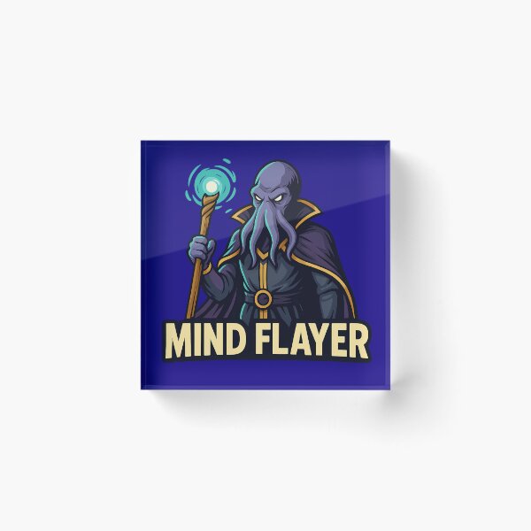 Item preview, Mind Flayer – Tentacled Illithid Fantasy Art designed and sold by Dog Vibes.