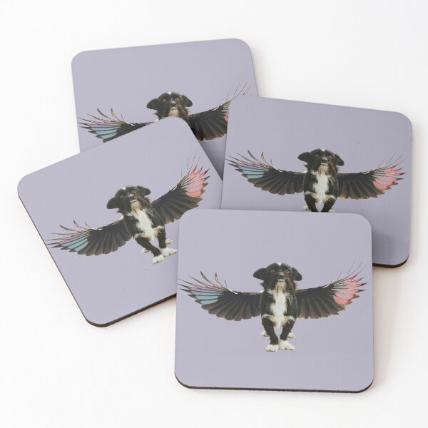 Item preview, Black dog with wings designed and sold by Beast Reality.