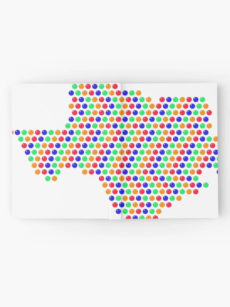 Thumbnail 2 of 3, Journal, Multicolored Rhinestone Texas designed and sold by TheIconSmith.