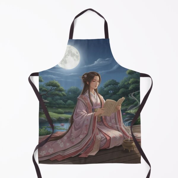 Item preview, Izumi Shikibu — Moonlit Poetry Beneath the Night Sky  和泉式部 ― 月の庭にひそむ恋歌 designed and sold by Mori-no-Akari.