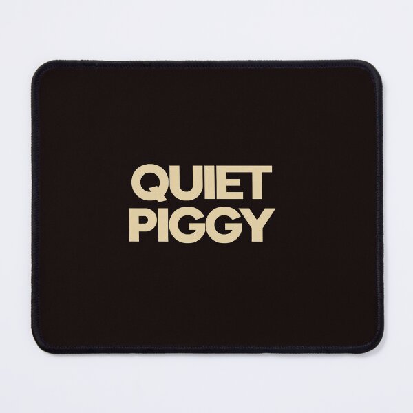 Item preview, Quiet Piggy Block Letter Scene With Strong Retro designed and sold by ImeldaSparks.