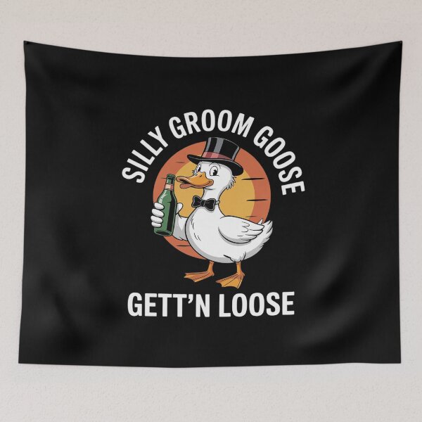 Item preview, Silly Goose Gettin Loose Groom Squad Bachelorette Party  designed and sold by BeetleMalon.