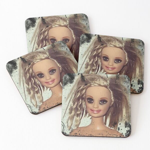 Item preview, Partied Out Doll Meme Face – Funny Retro Doll Reaction designed and sold by Alpha Stag.