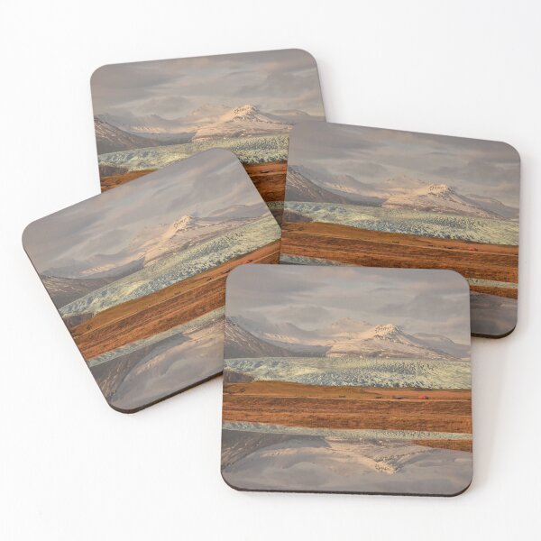 Item preview, Farm in front of an Icelandic glacier designed and sold by elisainiceland.