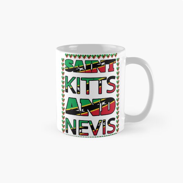 Item preview, Saint Kitts And Nevis Flag Letters And Hearts designed and sold by TheIconSmith.