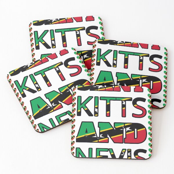 Item preview, Saint Kitts And Nevis Flag Letters And Hearts designed and sold by TheIconSmith.