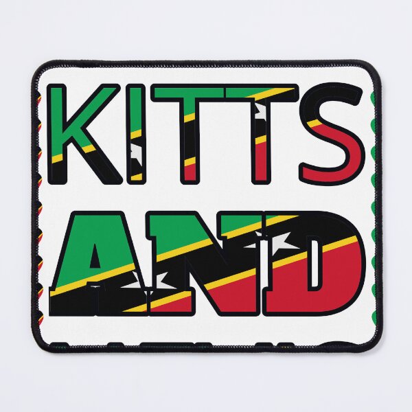 Item preview, Saint Kitts And Nevis Flag Letters And Hearts designed and sold by TheIconSmith.